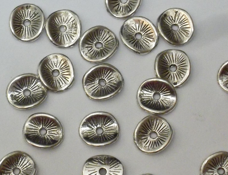 Metallo Perle Twist 10mm Perline Metallo Spacer Tra Parti Beads Realizzerà Azf28 Ebay